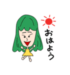 個性豊かなおはようガールズ（個別スタンプ：4）