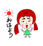 個性豊かなおはようガールズ（個別スタンプ：9）