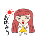 個性豊かなおはようガールズ（個別スタンプ：13）