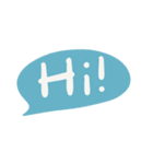 Colorful speech！（個別スタンプ：1）