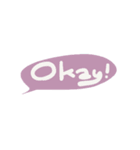 Colorful speech！（個別スタンプ：6）
