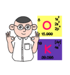 Lovely Guy The Chemical Elements（個別スタンプ：8）