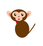 Bow Tie Monkey（個別スタンプ：2）