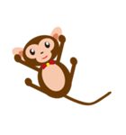 Bow Tie Monkey（個別スタンプ：3）