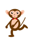 Bow Tie Monkey（個別スタンプ：4）