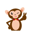 Bow Tie Monkey（個別スタンプ：5）