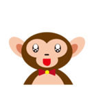 Bow Tie Monkey（個別スタンプ：9）