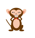 Bow Tie Monkey（個別スタンプ：12）