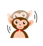 Bow Tie Monkey（個別スタンプ：16）