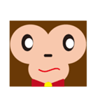 Bow Tie Monkey（個別スタンプ：19）