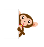 Bow Tie Monkey（個別スタンプ：24）