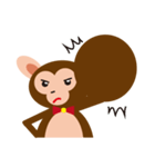 Bow Tie Monkey（個別スタンプ：25）