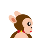 Bow Tie Monkey（個別スタンプ：30）