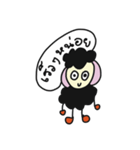 Funny Black sheep（個別スタンプ：4）