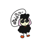 Funny Black sheep（個別スタンプ：7）