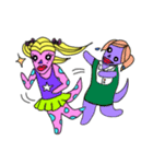 Dinosaur Barbie（個別スタンプ：7）