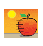 Apple's little day（個別スタンプ：37）