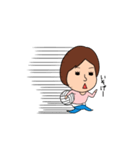 七三分け子さん（個別スタンプ：4）