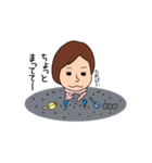 七三分け子さん（個別スタンプ：22）