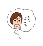 七三分け子さん（個別スタンプ：26）