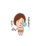 七三分け子さん（個別スタンプ：38）