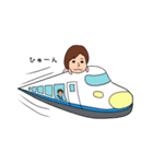 七三分け子さん（個別スタンプ：40）