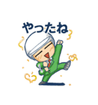 配達員スタンプ3。身勝手追加（個別スタンプ：17）