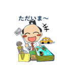 配達員スタンプ3。身勝手追加（個別スタンプ：38）