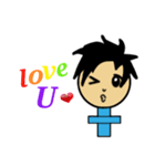 Rainbow Couple（個別スタンプ：5）