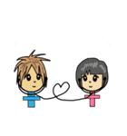 Rainbow Couple（個別スタンプ：21）