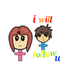 Rainbow Couple（個別スタンプ：32）