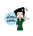Candy Tan female soldiers of the Army.（個別スタンプ：30）