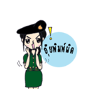 Candy Tan female soldiers of the Army.（個別スタンプ：31）