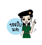 Candy Tan female soldiers of the Army.（個別スタンプ：35）