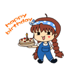 doubledai girl（個別スタンプ：40）