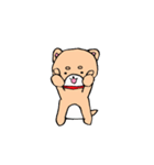 柴犬っぽい犬の日常（個別スタンプ：3）