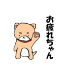柴犬っぽい犬の日常（個別スタンプ：4）