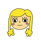 イエローガール＆ピヨ（個別スタンプ：9）