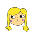 イエローガール＆ピヨ（個別スタンプ：28）