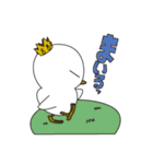 カンムリドリが、おかんむり（個別スタンプ：5）