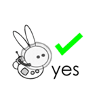 SPACE BUNNY（個別スタンプ：6）