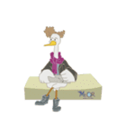 Goose in Paris Mr.Or（個別スタンプ：14）