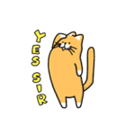 sneaky kitty - Mikan（個別スタンプ：22）