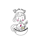 FAYE - little girl（個別スタンプ：1）