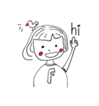 FAYE - little girl（個別スタンプ：15）