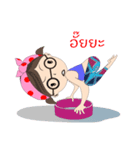 Little Yoke Girls Yoga（個別スタンプ：16）