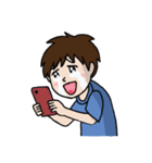 ごく普通の男の子（個別スタンプ：3）