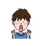 ごく普通の男の子（個別スタンプ：16）