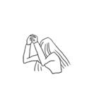 yeah girl（個別スタンプ：22）