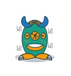 Doodle : Unscary Monster（個別スタンプ：7）